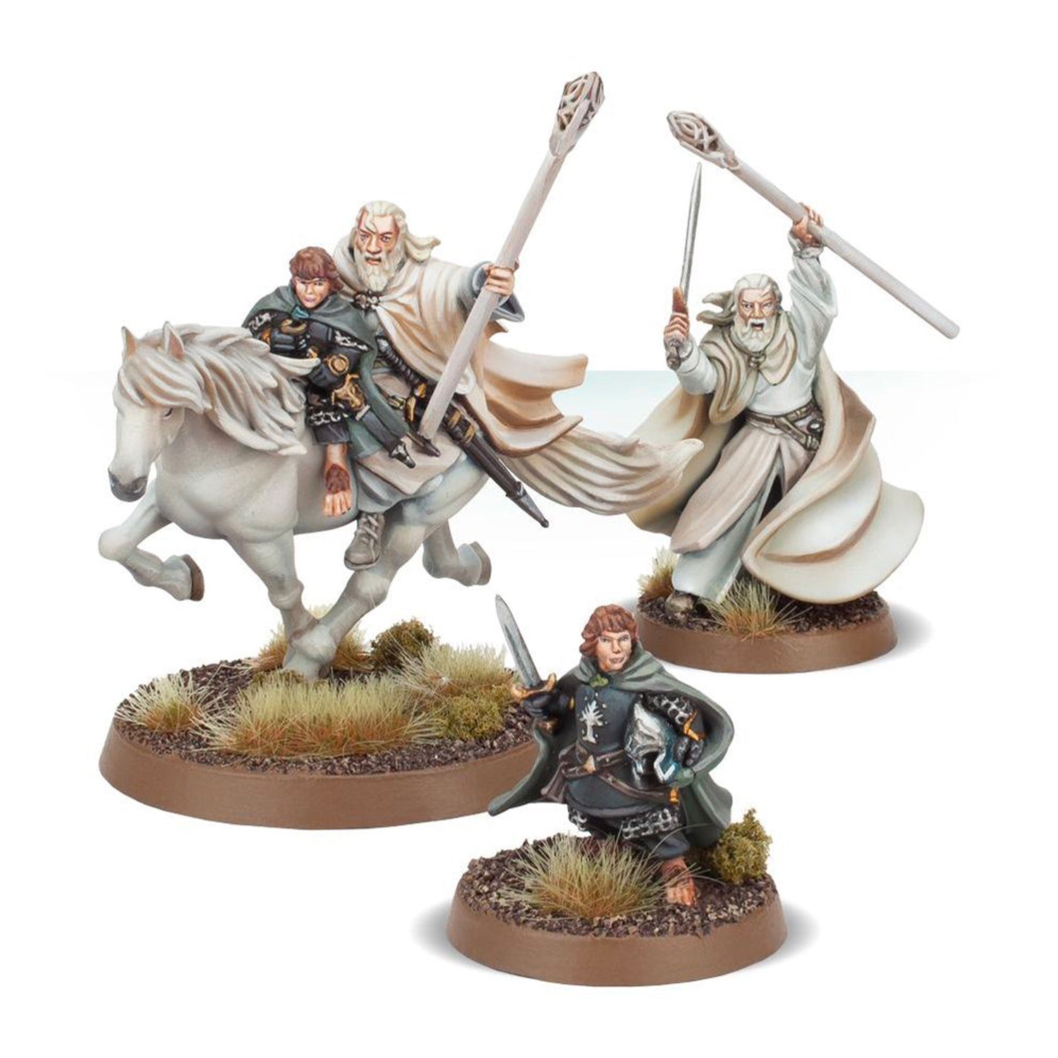 Gandalf the White and Peregrin Took